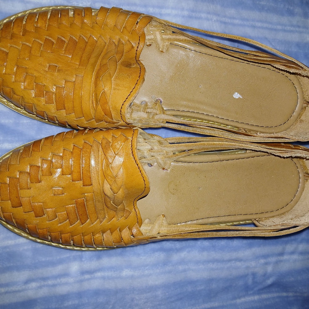 Women's Tan Leather Sandals